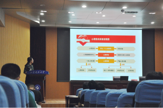 地科学院举办大学生心理健康教育报告会